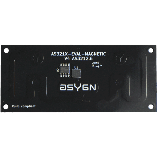 UHF RFID sensor tag AS321X_Magnetic_eval_V4