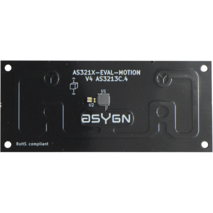 UHF RFID sensor tag AS321X_Magnetic_eval_V4 AS321X_Motion_eval_V4